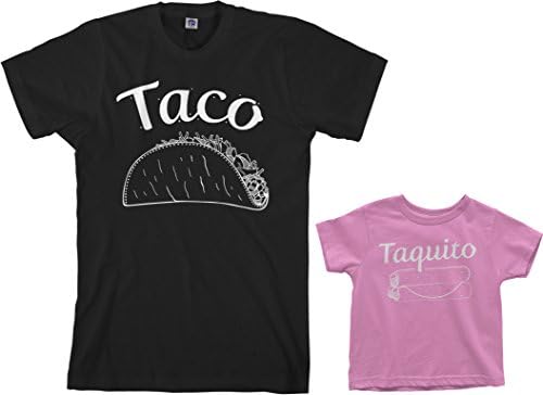 Комплект тениски Threadrock Тако & Taquito за деца и мъже