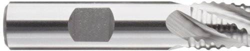 Торцевая fresa Melin Tool CCRP-L от кобальтовой стомана с Квадратни чучур, Джолан Weldon, Без покритие (ярък)