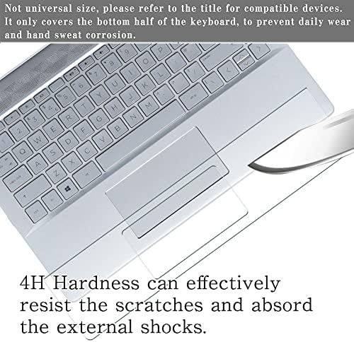 Защитно фолио Puccy от 2 опаковки, съвместима с лаптоп HP EliteBook 840 G5 non touch 14 , клавиатурата е от TPU, тъчпад, предпазител за тракпад (без протектори, изработени от закалено с?