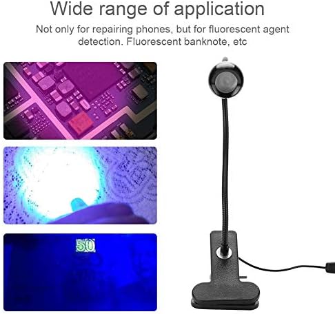 UV Led Черен Лампа, 3 W 395нм Мини Blacklight USB осветителни Тела, Лампи, Uv Втвърдяване Преносима Лампа на Гъши Врата със