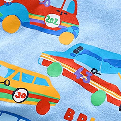 Тениски с къс ръкав за малки Момчета, Ежедневни Памучни Тениски с изображение на Автомобила, Лятна Горна дреха с