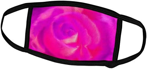 3dRose Ив Creations Roses - Око-от ярко-розова роза - Маска за лице (fm_36813_3)