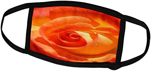 3dRose Ив Creations Roses - Очите orange рози - Маска за лице (fm_36809_2)