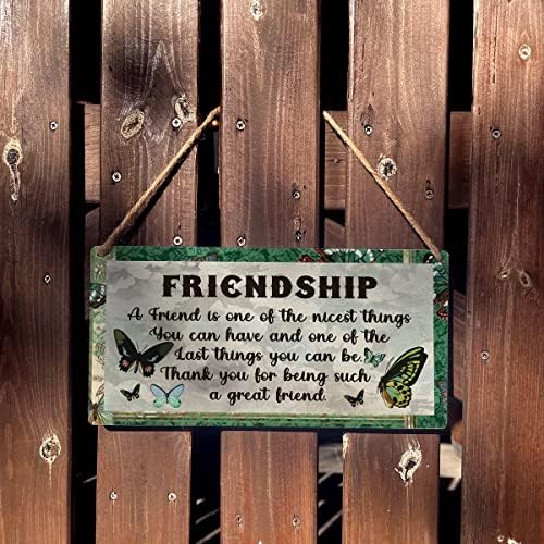 Най-добрият Знак на Приятелство Подарък Приятелството е най-Приятното Нещо Дървена Подвесная Табела С Надпис