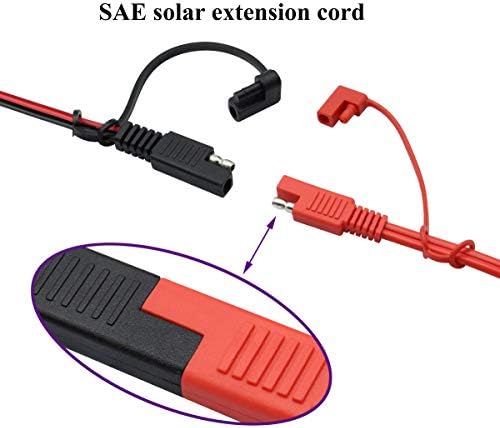 Удлинительный кабел AAOTOKK SAE 16 AWG Теглене на кабели В 12-24 vdc от SAE до SAE Кабел с ключ за Бързо свързване/Изключване