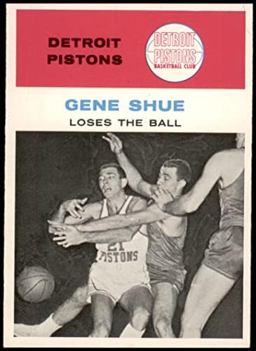 1961 Fleur № 64 в действие Джин Шу Детройт Пистънс (Баскетболно карта) в Ню Йорк Пистънс Мериленд