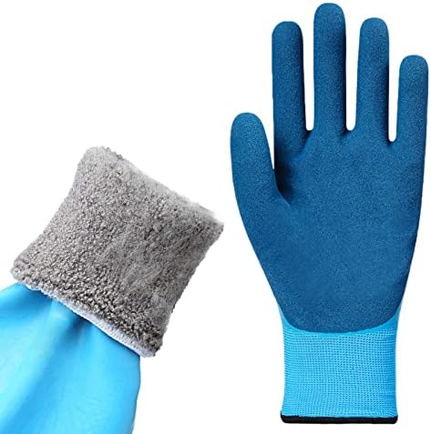 Bogalelon 3 Чифта ръкавици за мъже, работни ръкавици за студено време при ниски температури, мъжки, работни ръкавици, работни ръкавици в студено време, водоустойчив, раб?