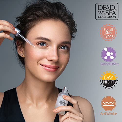 Ретиноловая серум Dead Sea Колекция за грижа за кожата - Против бръчки и стареене - 1 опаковка (1,01 течни унции)