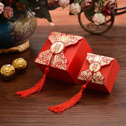 Кутия шоколадови бонбони в стил PRETYZOOM Baby Stuff, Кутия за сватбени подаръци, Кутия шоколадови Бонбони Double Xi, Кутия за Подаръци за Сватбени партита, аксесоари за парти в ?