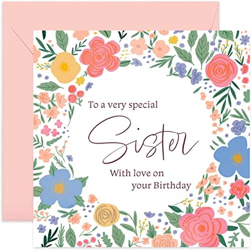 Староанглийская компанията. Много специална Картичка за рождения Ден на сестра - Скъпа Цветна картичка за сестрите Картичка | Цвете честит Рожден Ден На Брат ми, се?