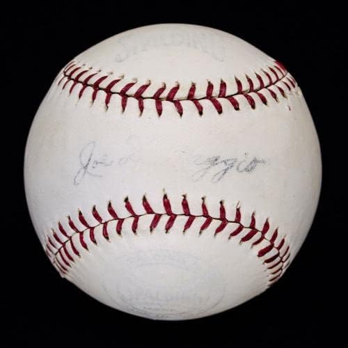 Най-ранният известен (в края на 1930-те години) играта сингъл Джо Ди Маджо с автограф от JSA - Бейзболни топки с автограф