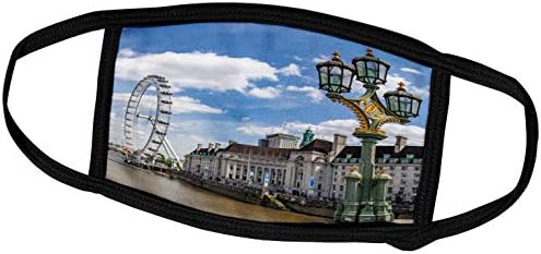 3 Погледни в окото на Лондон и култов британски лампата в Лондон, Англия. - Маска за лице (fm_344152_2)