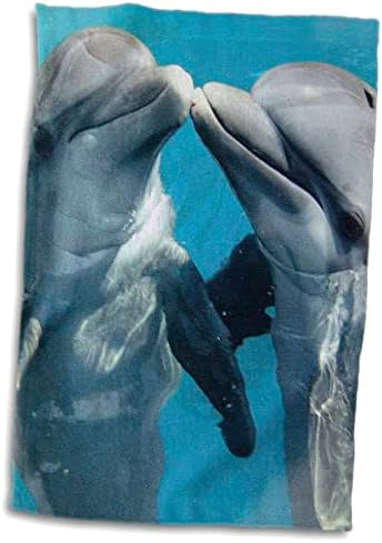 Кърпи за игри с делфини 3dRose Florene Nature (twl-8608-1)