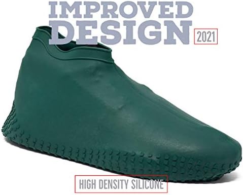 BAYI - Бахилы Новия актуализиран дизайн, Водоустойчиви калъфи за работни обувки, Многократно силиконов протектор за обувки и обувки от дъжд, Нескользящие, нетоксични