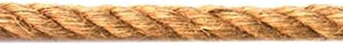 Натурална Джутовая въже, 10 мм Сверхпрочная Усукана Коноп Въже, Полилей, за скално Катерене, Хамак - diy,