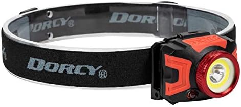 Налобный фенер Dorcy Ultra HD 530 Лумена, Черен, Червен, на 1.6 x 1.8 х 2,3