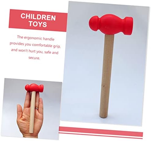 Toyvian Малък Дървен Чук Музикални Играчки За Деца Малки Играчки За Деца, Аксесоари за Деца Занаятчийски Малък Чук Чук