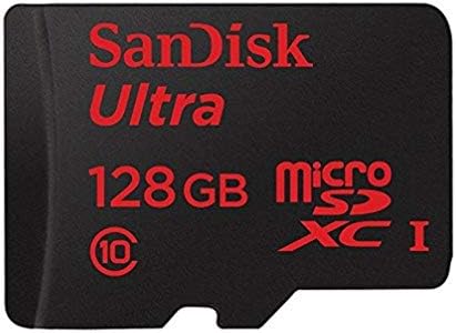 Карта памет SanDisk Ultra microSDXC 128 GB UHS-I, скорост на четене: 80 MB/ s + SD адаптер