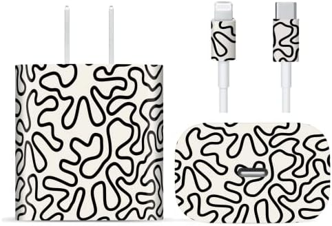 Обвивка за зарядно устройство SHELL ' O / Стикер на зарядно устройство, което е Съвместимо зарядно устройство за iPhone