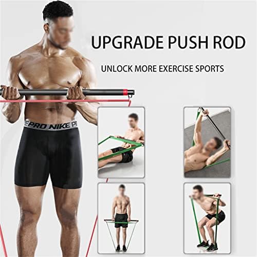 KFJBX Еластична, Фитнес лента за тренировка на цялото тяло, Эспандер, Обучители и пръчки за практикуване на тренировките с тежести (Цвят: D, размер: 1)