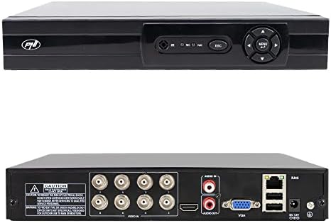 Dvr/NVR PNI House AHD880, 8 Аналогови канали 4K-N или 8 IP канала 5MP, H265 +, аудио вход, аудио изход, USB2.0, 2 x SATA max 8 TB