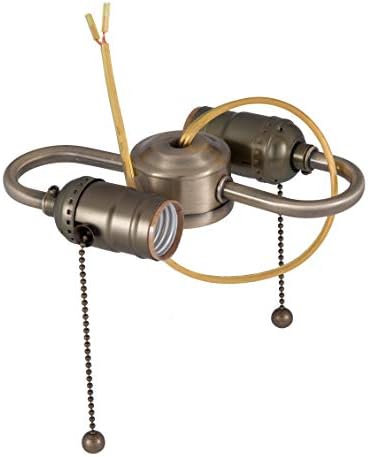 B&P Lamp® 2-Клиенти корпус тип S с гнезда за вытягивающих вериги