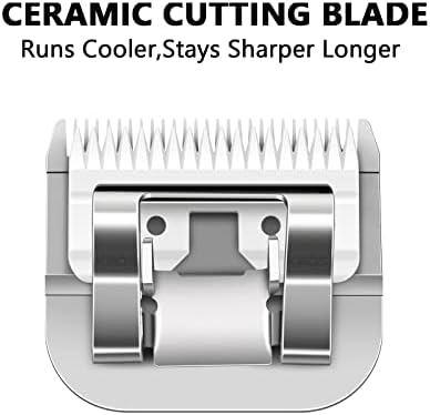 Сменяеми керамични остриета за подстригване на домашни любимци KBDS, размер на острието-10, Съвместими с повечето ножица Slavi, Oster, Wahl A5, Изработени от керамични нож и ос?