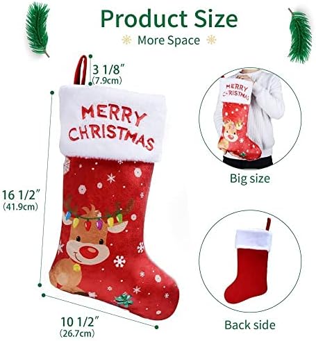 Коледни Чорапи, Нов Мащаб, 2 опаковки, Коледни Чорапи, 18 Големи Висящи Чорапи, коледното Дърво, Дядо коледа, Снежен човек,