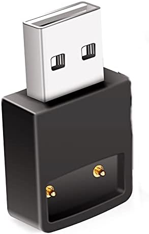 Бързо зарядно устройство ще захранване на зарядно устройство за Магнитна Преносими зарядно устройство зарядно устройство, USB (черна, 1 опаковка)