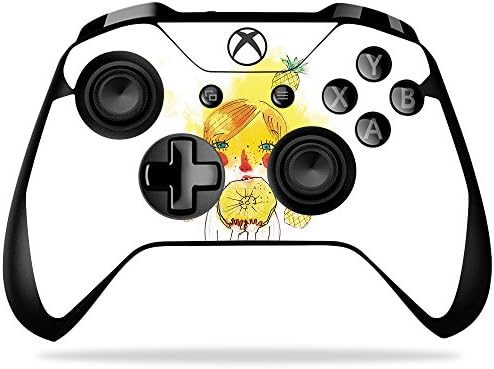 Корица MightySkins, съвместима с контролер Xbox One X - March Pineapple | Защитно, здрава и уникална Vinyl стикер | Лесно