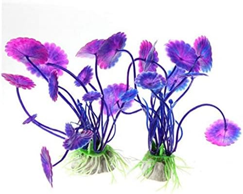 1 бр. пластмасови растения аквариум, аквариум с трева, цветя украшение, блестящата имитация на растителни същества, аквариумный