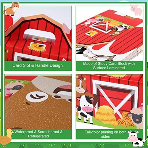 Tallew 24 Опаковки, Подаръчни Кутии за селскостопански Животни, Кутии за Предложения на Селския Двор, Кутии за подаръци