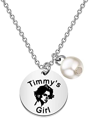 Колие Timmy's Girl за момиче от Фэндома Chalamet, Подарък за феновете на Timoth