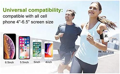 Кобур за Samsung Galaxy S8 (Кобур от BoxWave) - Гъвкава спортна превръзка, Регулируема превръзка за тренировки