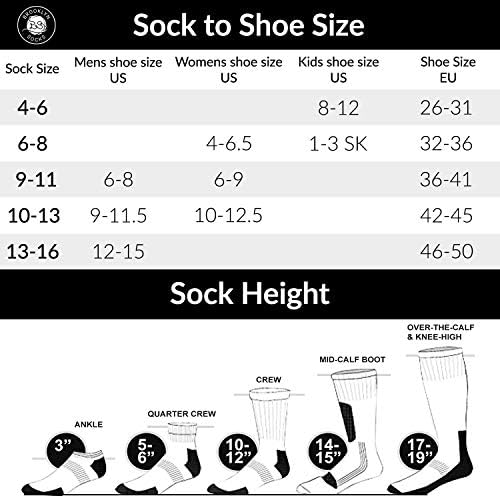 3 Двойки на Висококачествени памучни чорапи свободно за намаляване на диабетна невропатия Crew (10-13, бели)