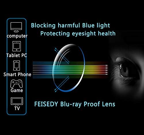 FEISEDY Прогресивно Мультифокальные Очила За четене със заключване Синя Светлина Очила за Четене в TR90 Рамка За Жени И Мъже B2497