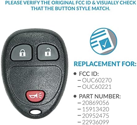 Keyless2Go Замяна на автомобили с бесключевым достъп, използващи 3 бутона OUC60270 OUC60221, самопрограммирующиеся