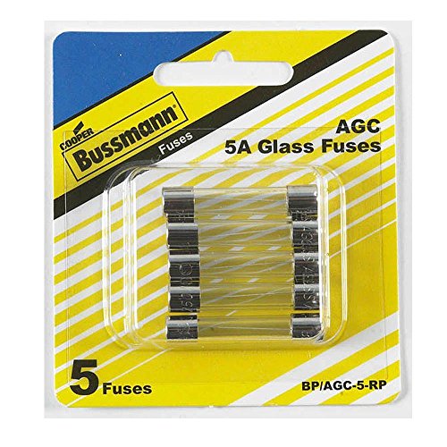 Стъклена Тръбен предпазител Cooper Bussmann BP-AGC-5-RP 5A тип AGC, 5 бр., Опаковка от 5 /RM G4H4E54 E4R46T32576784