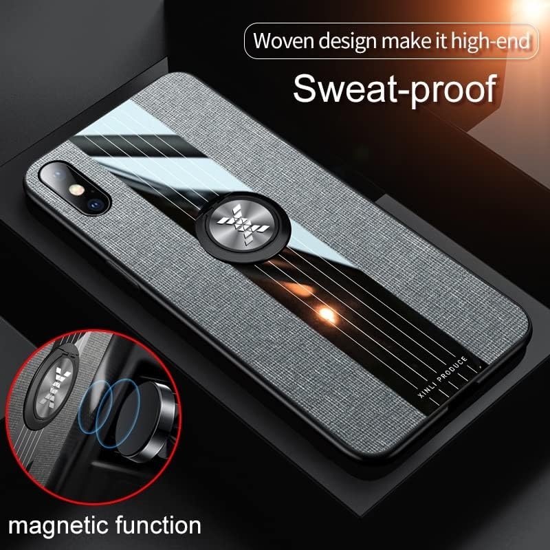 Калъф за мобилен телефон, съвместим с калъф iPhone Xs MAX, с магнитна поставка на 360 °, Мултифункционален калъф от