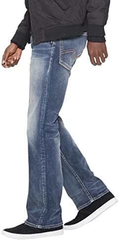 Silver Jeans Co. Мъжки дънки Craig класически намаляване на Дънки Bootcut