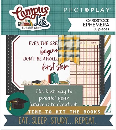 Photoplay Campus Life - Комплект за събиране Girl Collection Пакет - Комплект за колекция от 12 x 12 + Щанцоване на