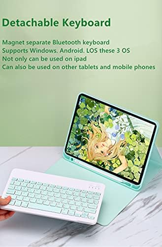 Цветна клавиатура YEEHi за Galaxy Tab S8 Ultra 14,62022 Калъф за клавиатура Сладък Подвижна Безжична Bluetooth