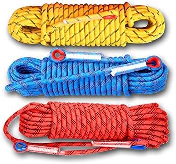 Много издръжлив найлон въже с Диаметър 10-14 мм, дължина 10-100 метра, безопасност въжето от паракорда (жълт цвят,
