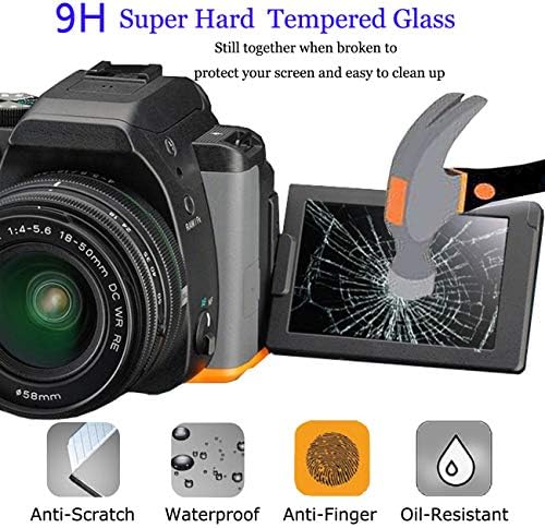 Защитно фолио за екрана, съвместим с цифров фотоапарат Sony Alpha A7R IV III A 7R ИВА IIIA 7 RIVA RIIIA A7RIVA A7RIIIA A7R4A A7R3A ILCE7RM4A ILCE7RM3A, защитен слой от закалено стъкло debous със защита от надр