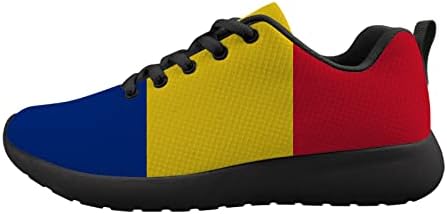 owaheson Знаме на Румъния Мъжки Амортизационен Маратонки За Бягане, Спортни обувки за Тенис За разходки, Модерни