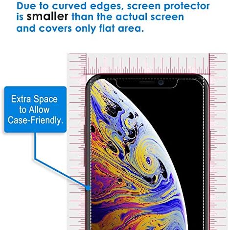 IFLASH iPhone XR, Защитно фолио за екрана е от стъкло iPhone 11 Защитно фолио от Кристално чистите закалено стъкло за Apple iPhone 11 / XR 6.1 2018 2019 - Удобен калъф /, Без мехурчета / 3D Touch / За