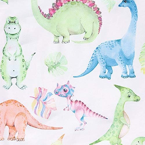 GLIGLITTR/Гащеризон За Малки Момичета, едно Парче Гащеризон с Динозавром, Без Ръкави, на Бретелях, Панталони-Зреещи