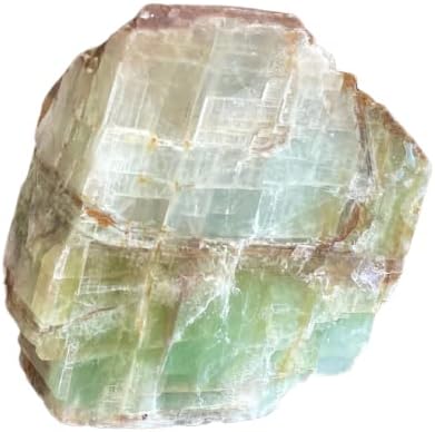 Колекция Минералистов, Кристални Лечебни Камъни, Зелен Кальцитовый Изумруд, 0,5 килограм Естествени Камъни, Высокоэнергетические