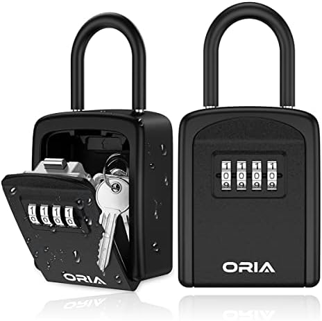 Кутия с Ключалка за ключове ОРИЯ, Сейф за ключове, Кутия с Ключалка За Съхранение на ключове с 4-Оценяват Комбинацията,