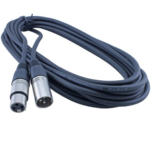 MCSPROAUDIO 10 X 10 На Крак 3-контакт XLR-микрофонного кабел от мъжете за една жена